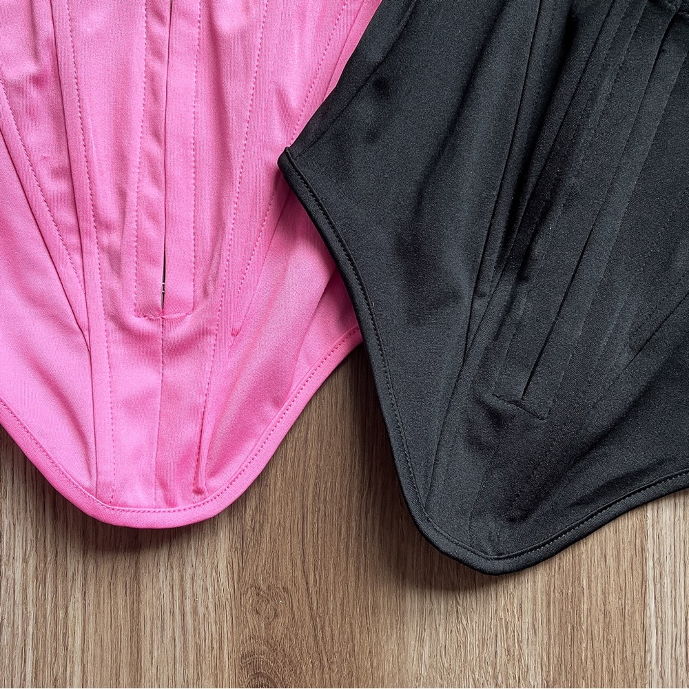 SHEIN Corsets in Black and Bubblegum Pink in S - Picture 4 of 4